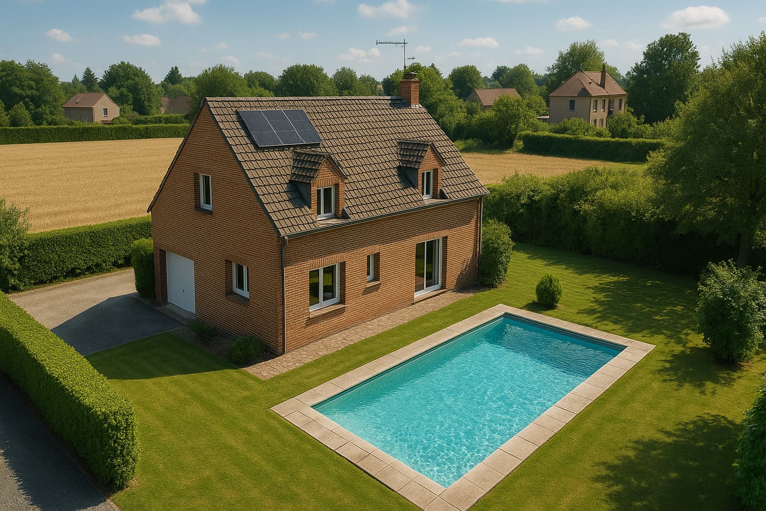 Captation vidéo aérienne par drone professionnel 4K à Lille, Dunkerque et Valenciennes - Vue panoramique 1