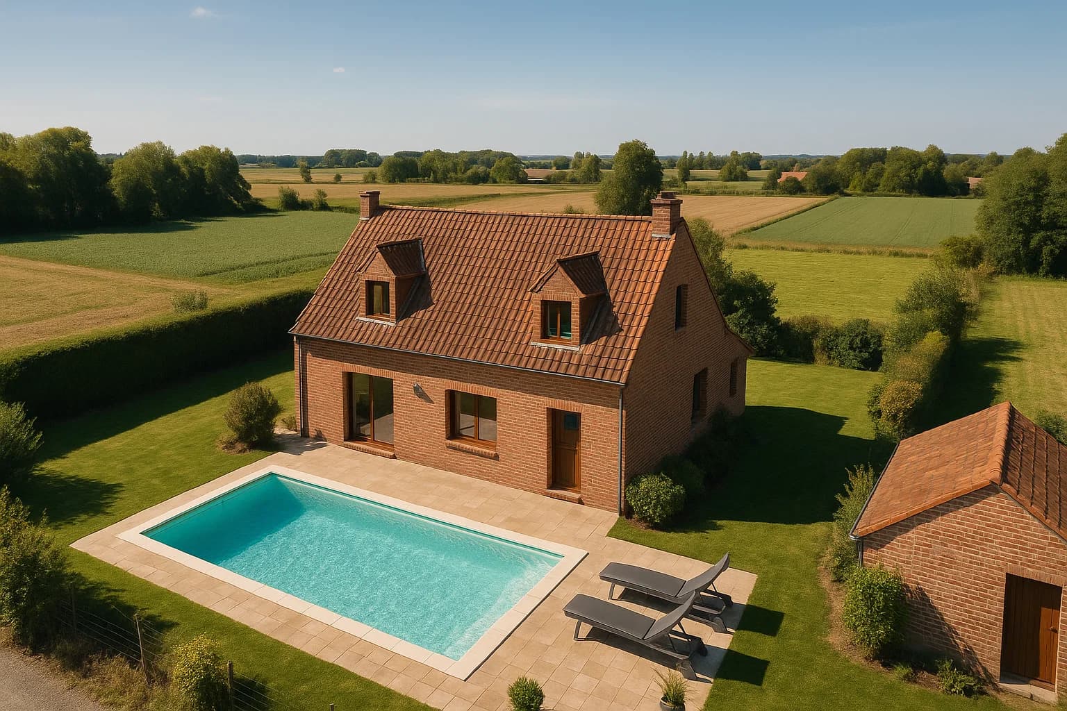 Captation vidéo aérienne par drone professionnel 4K à Lille, Dunkerque et Valenciennes - Vue panoramique 3